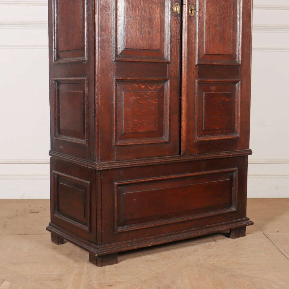 18th Century Oak Hall Cupboard View IV