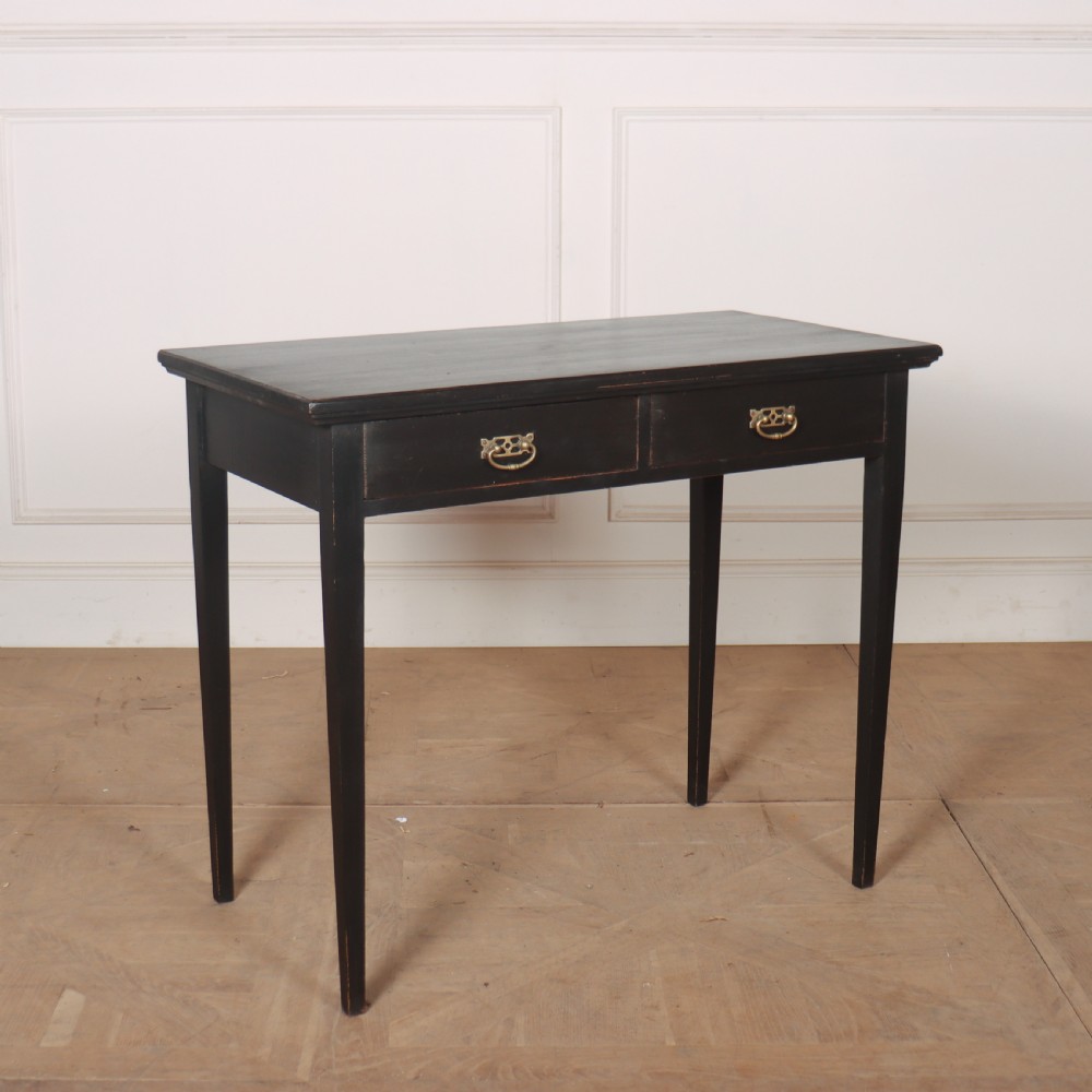 English Painted Lamp Table