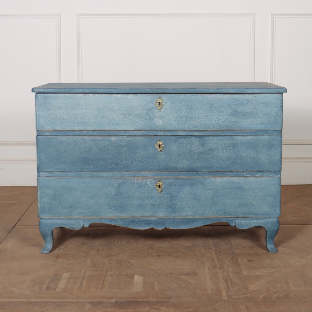 Swedish Painted Pine Commode