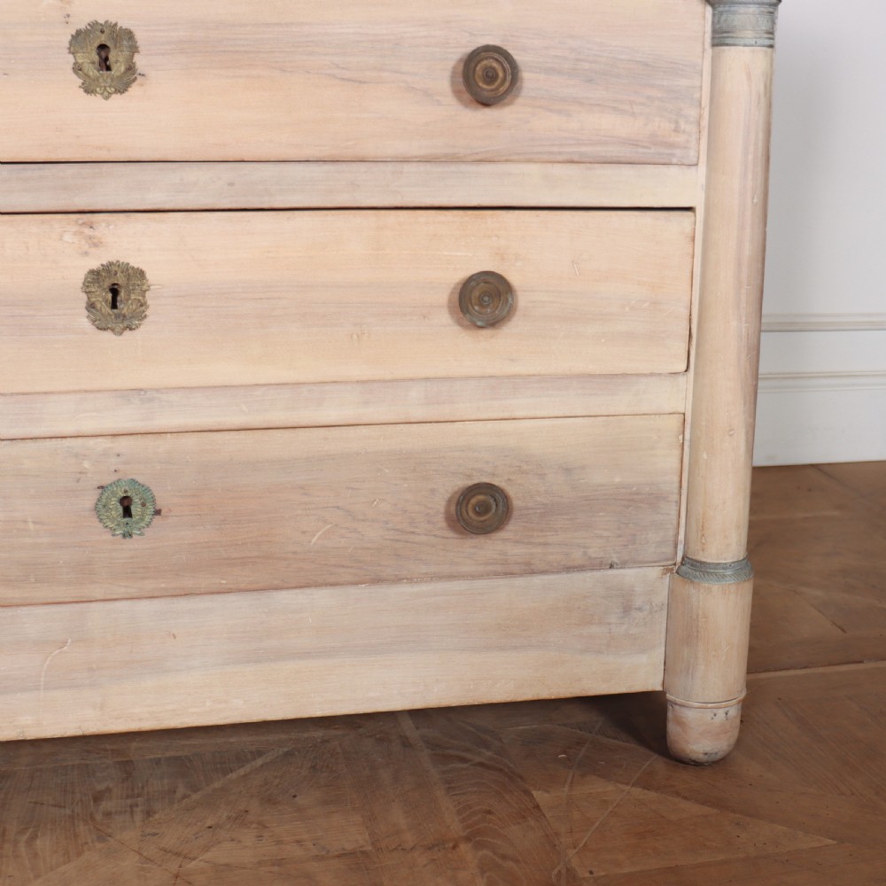 French Bleached Walnut Commode View IV