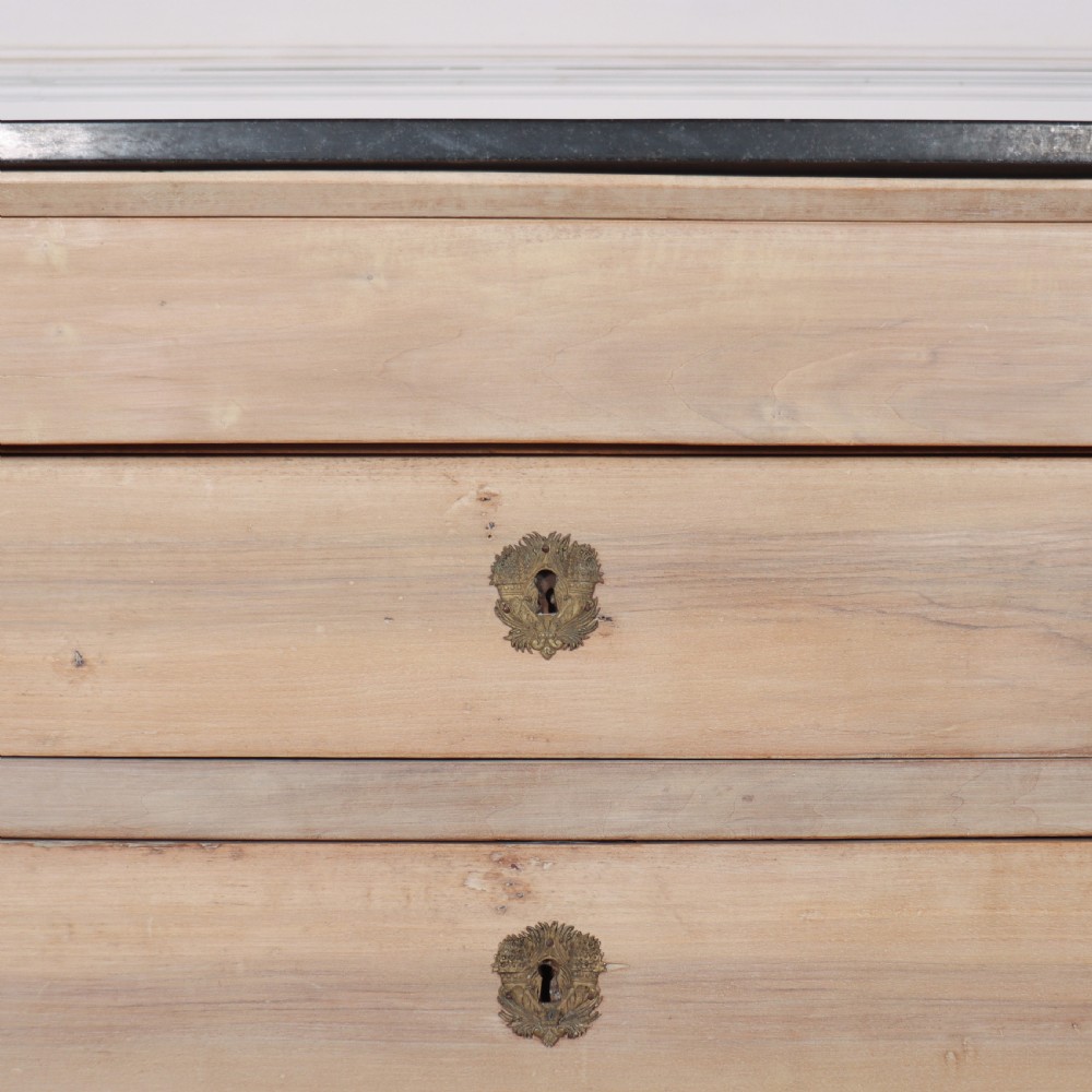 French Bleached Walnut Commode View VI