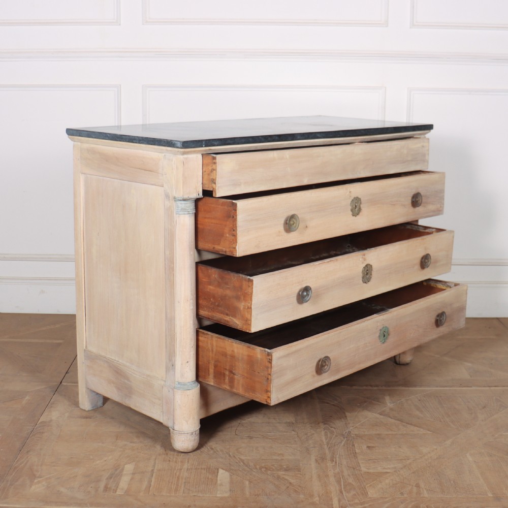 French Bleached Walnut Commode View XII