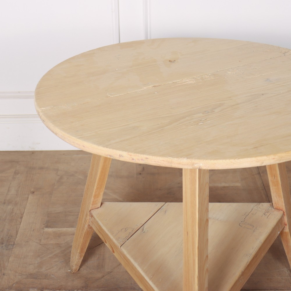 Welsh Pine Cricket Table View III