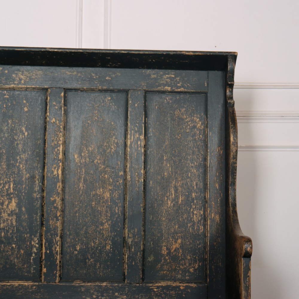 Welsh Painted Box Settle View III