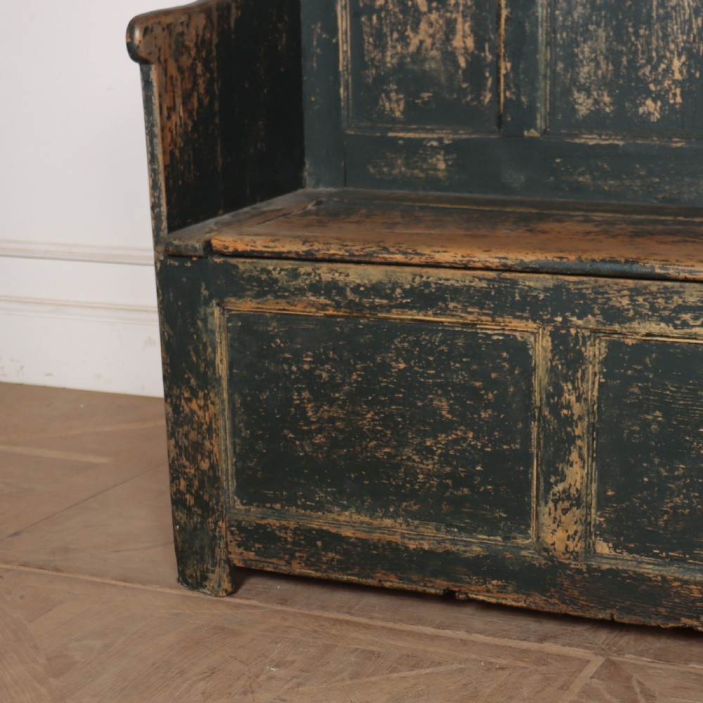 Welsh Painted Box Settle View VII