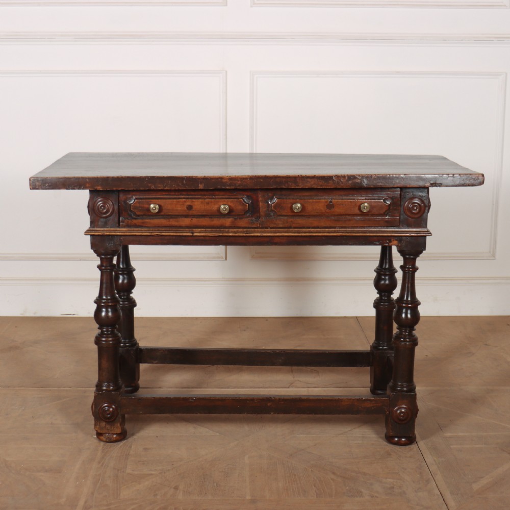 Italian Walnut Side Table
