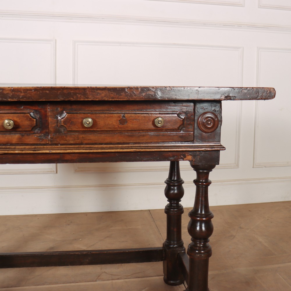 Italian Walnut Side Table View II