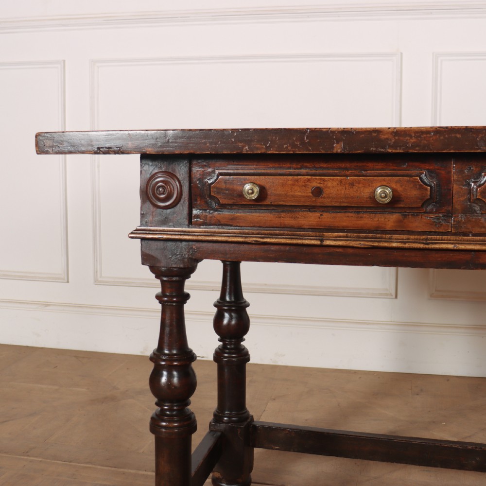 Italian Walnut Side Table View IV