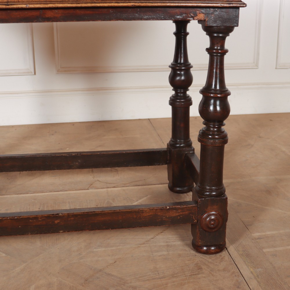 Italian Walnut Side Table View V