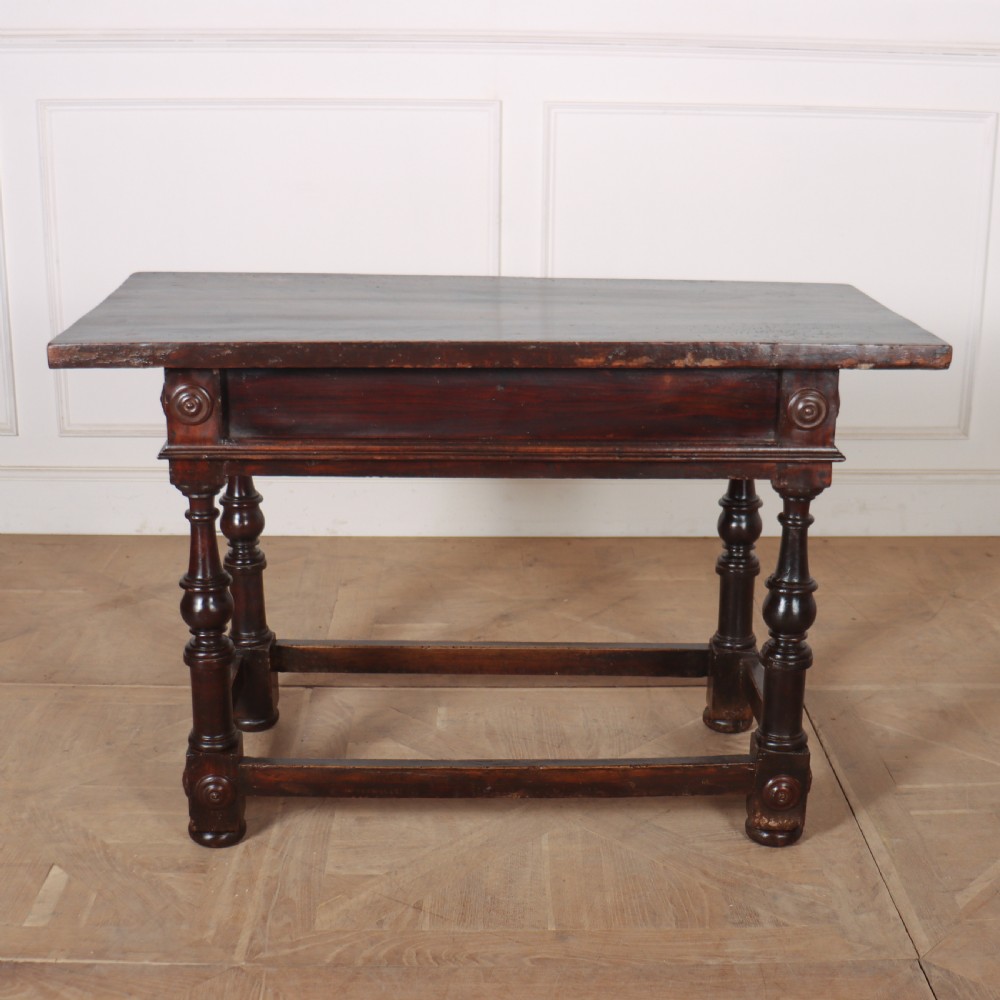 Italian Walnut Side Table View VIII