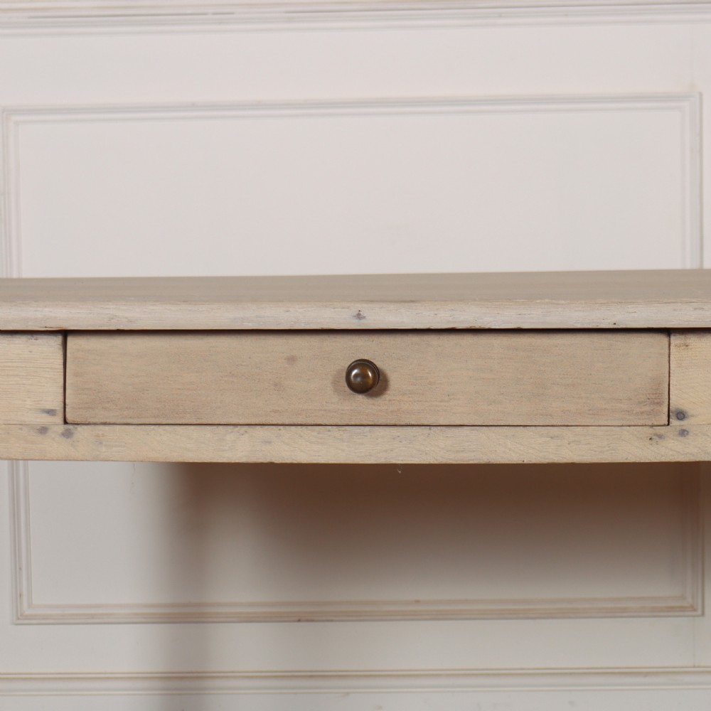 French Bleached Oak Drapers Table View VI
