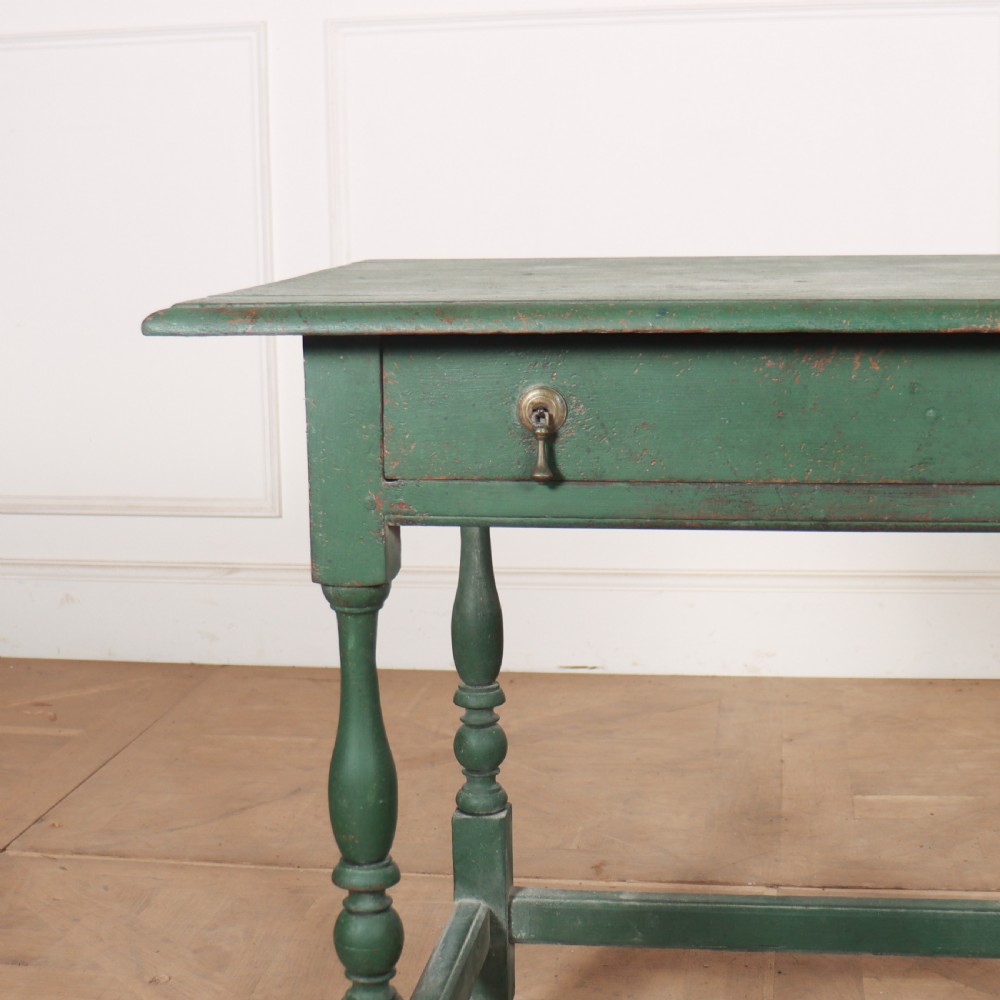 English Painted Oak Lamp Table View II