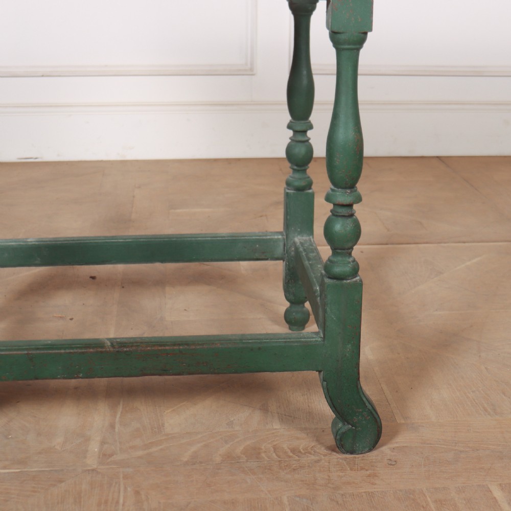 English Painted Oak Lamp Table View III