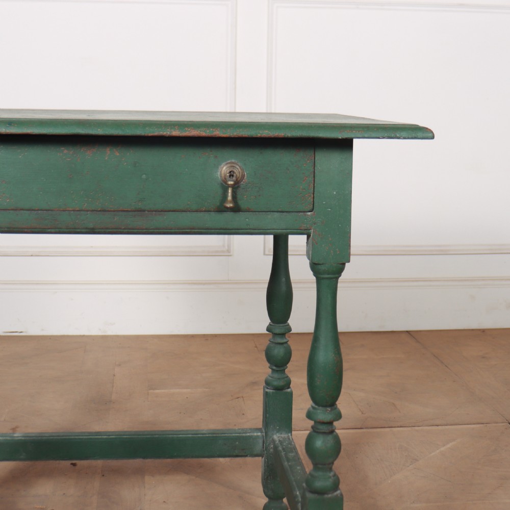 English Painted Oak Lamp Table View IV