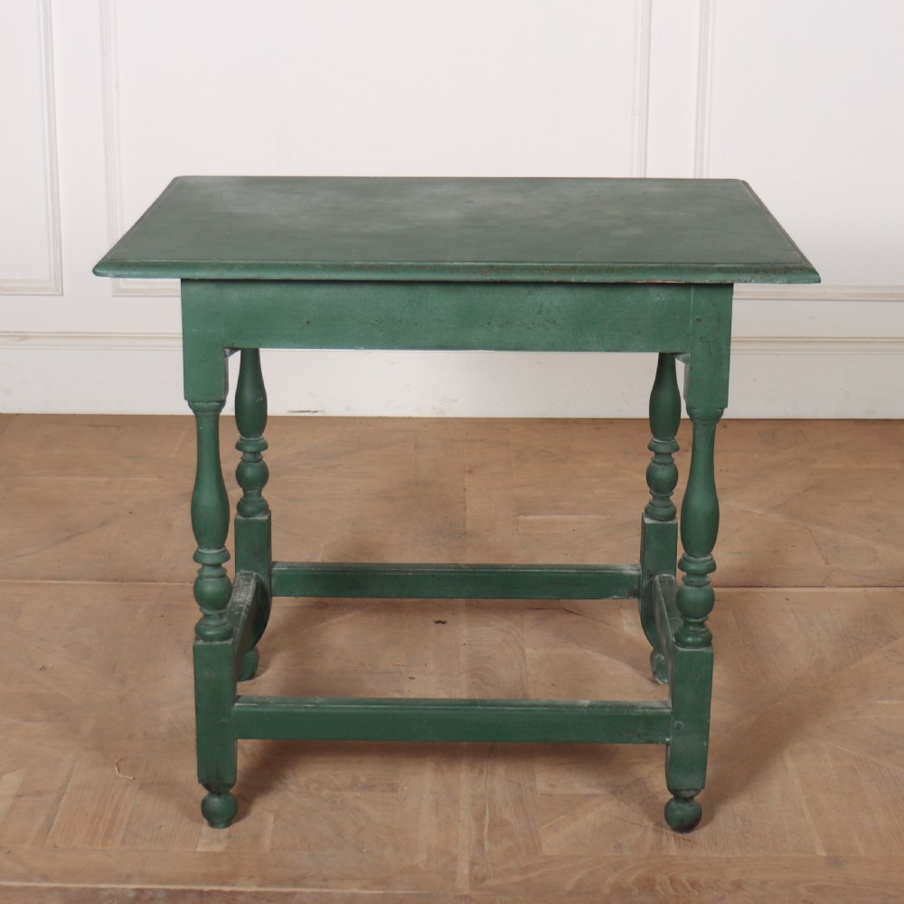 English Painted Oak Lamp Table View VII