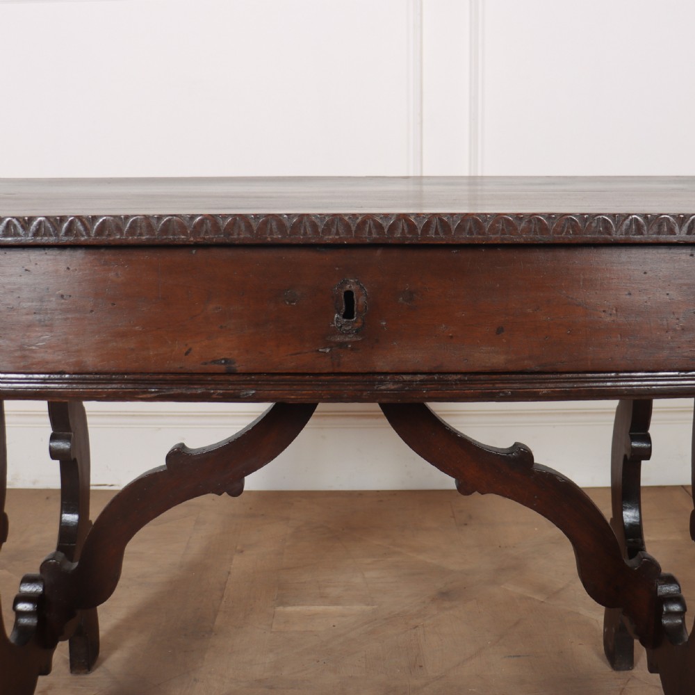 Italian Walnut Lamp Table View II