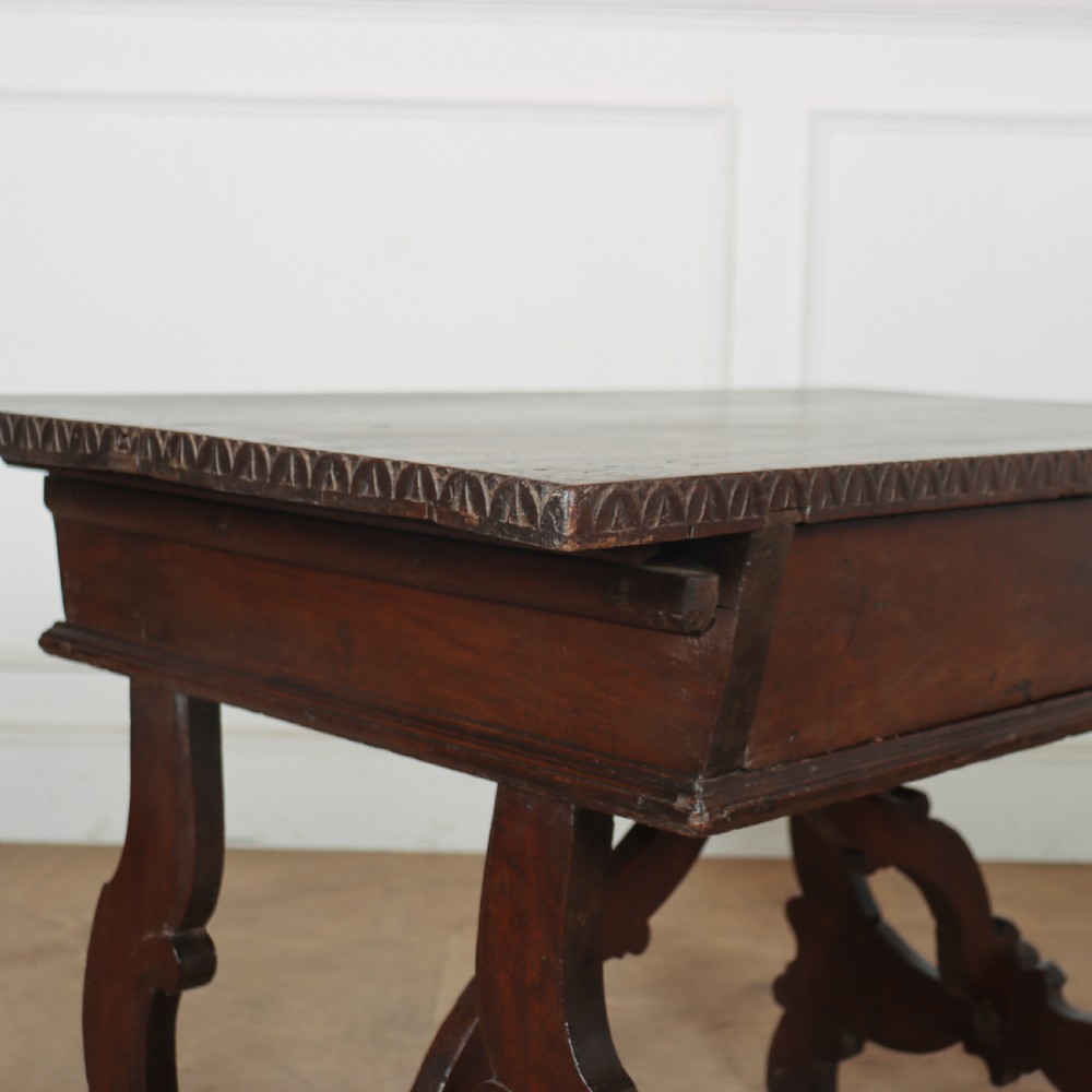 Italian Walnut Lamp Table View III