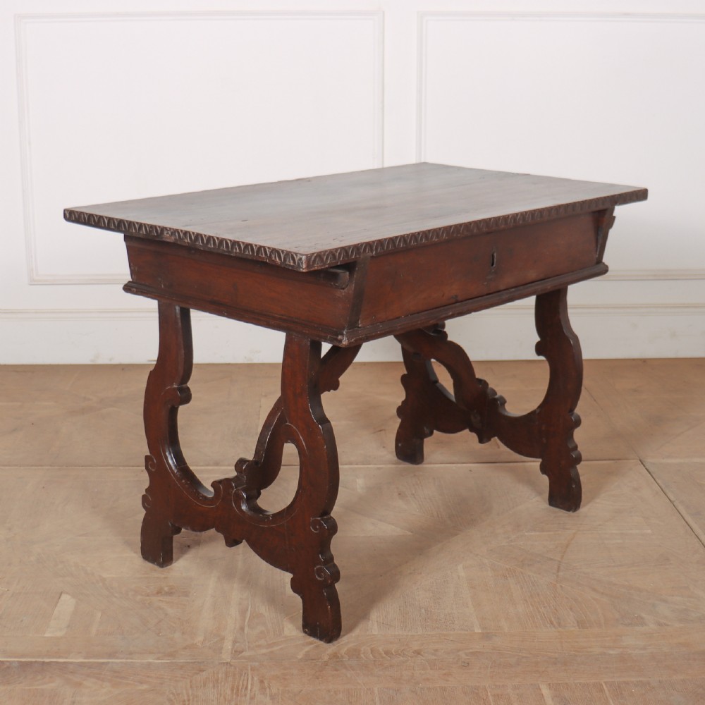 Italian Walnut Lamp Table View IV