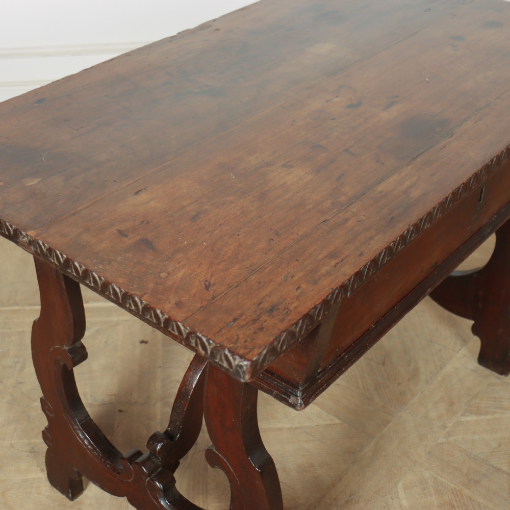 Italian Walnut Lamp Table View V