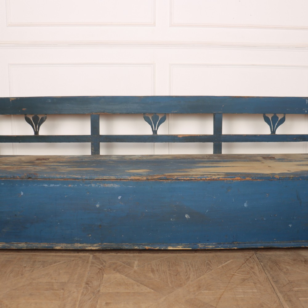 Original Painted Austrian Settle View IV