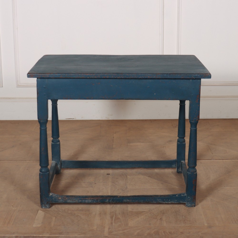 English Painted Lamp Table