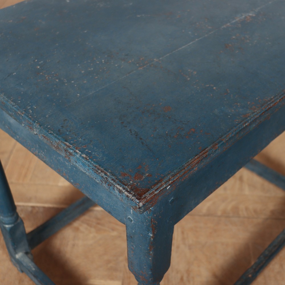 English Painted Lamp Table View VI