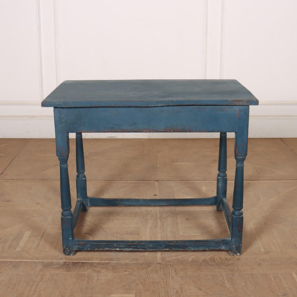 English Painted Lamp Table View VII