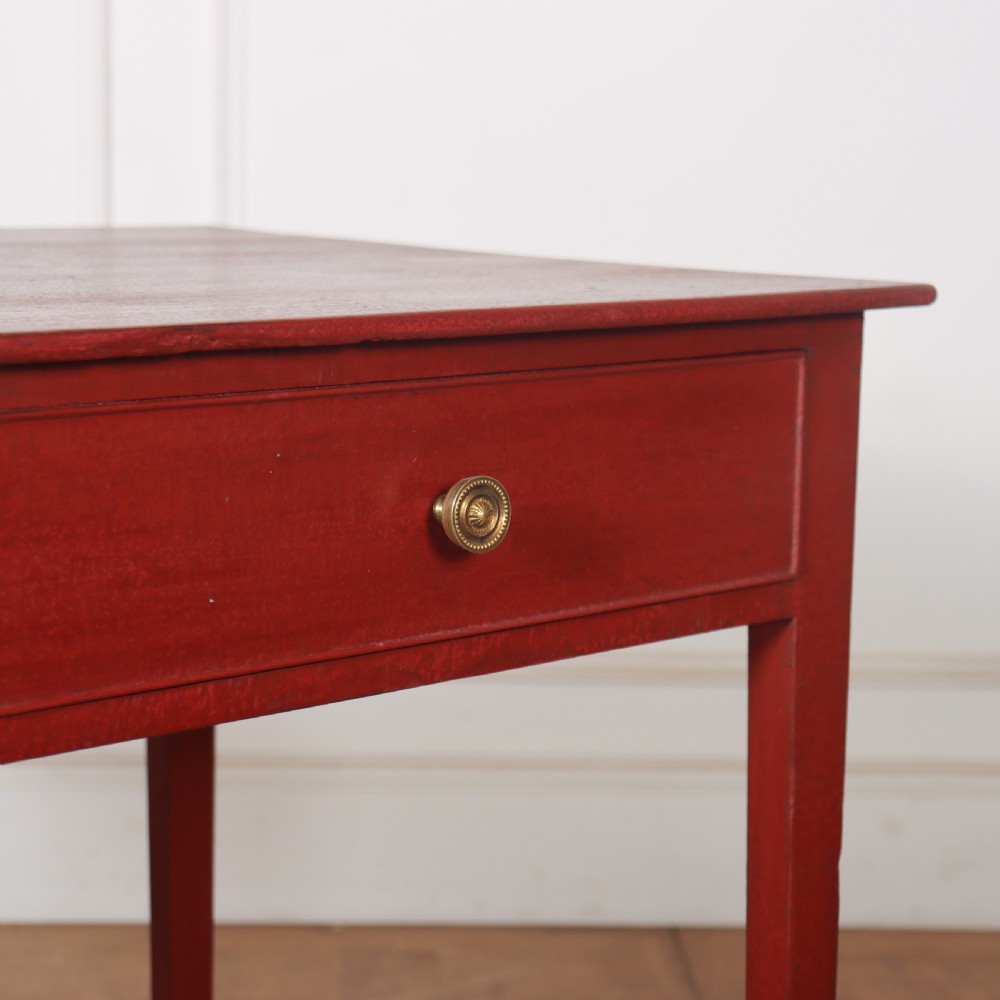 English Painted Lamp Table View V