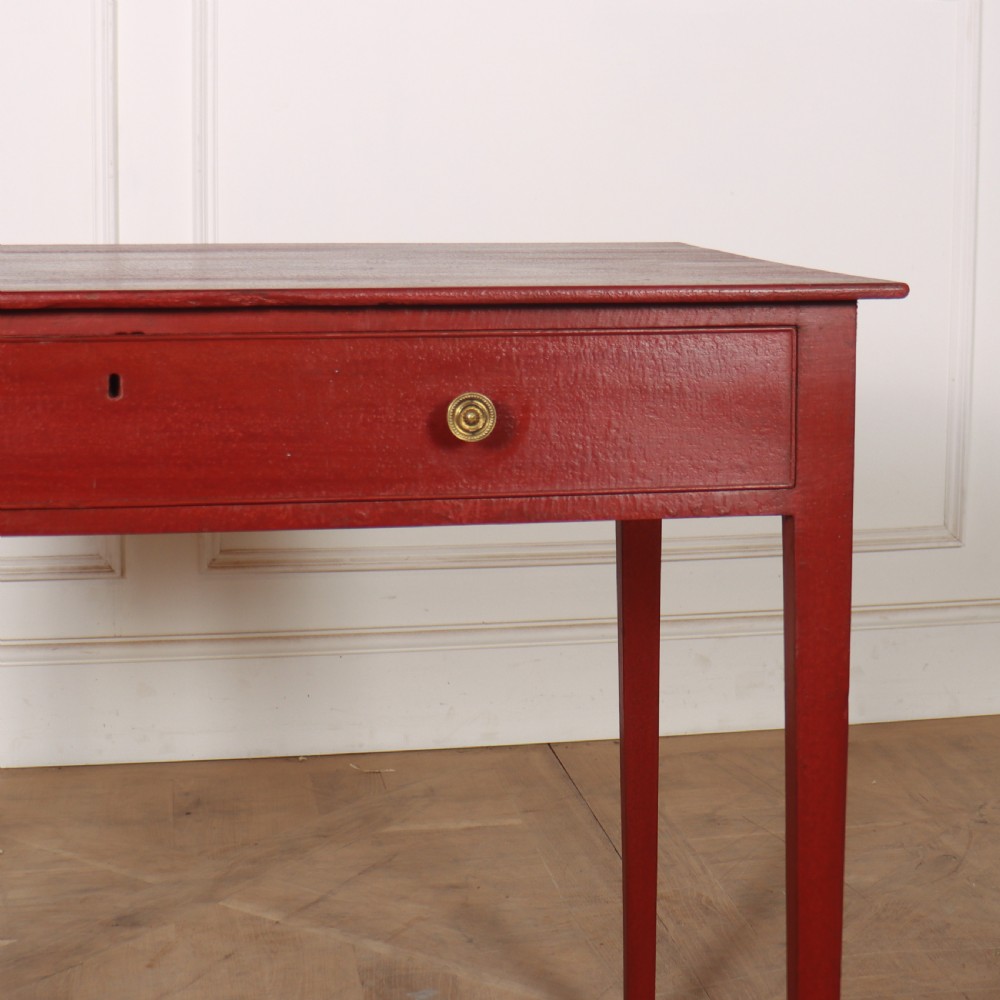 English Painted Lamp Table View VI