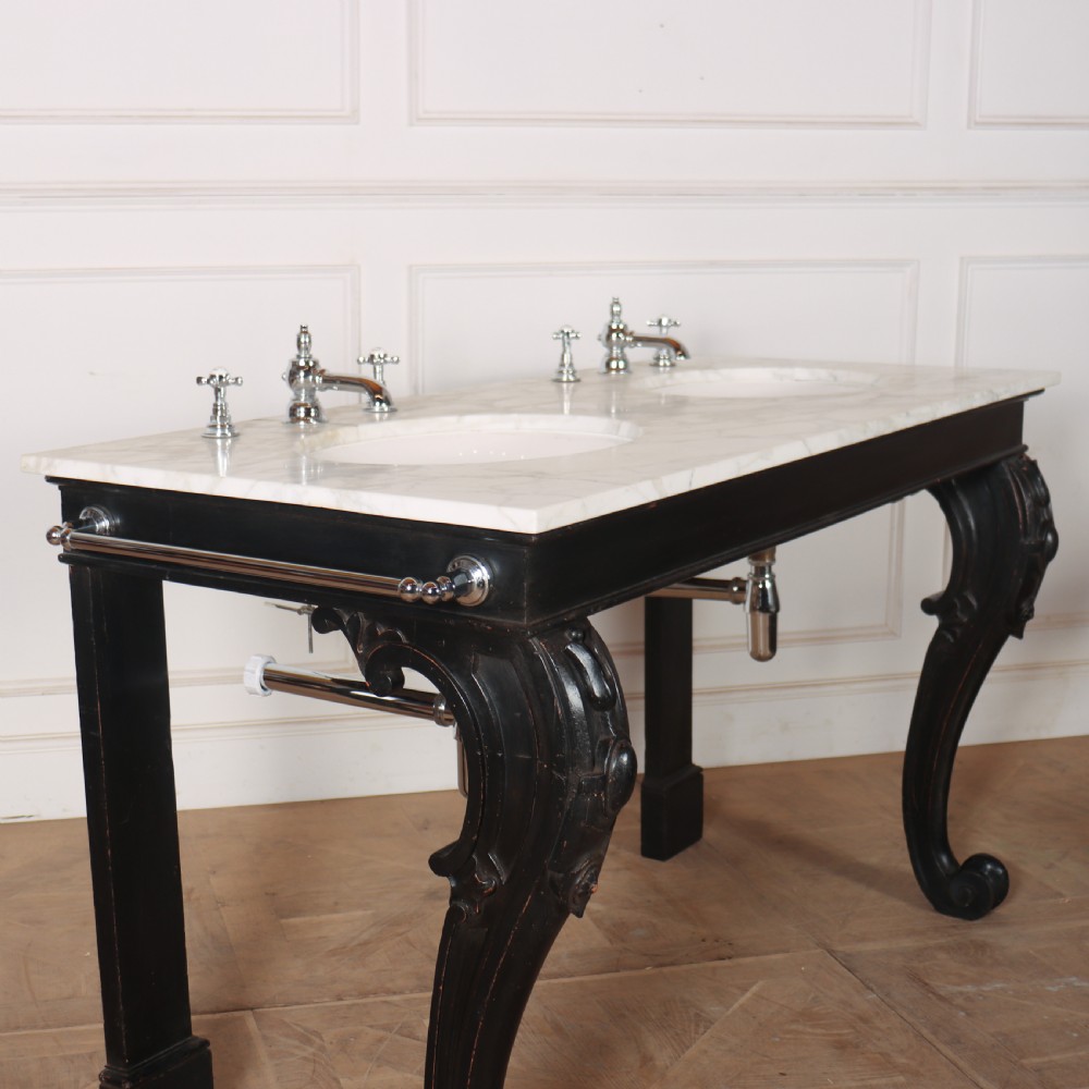 Double Basin Vanity Console View V