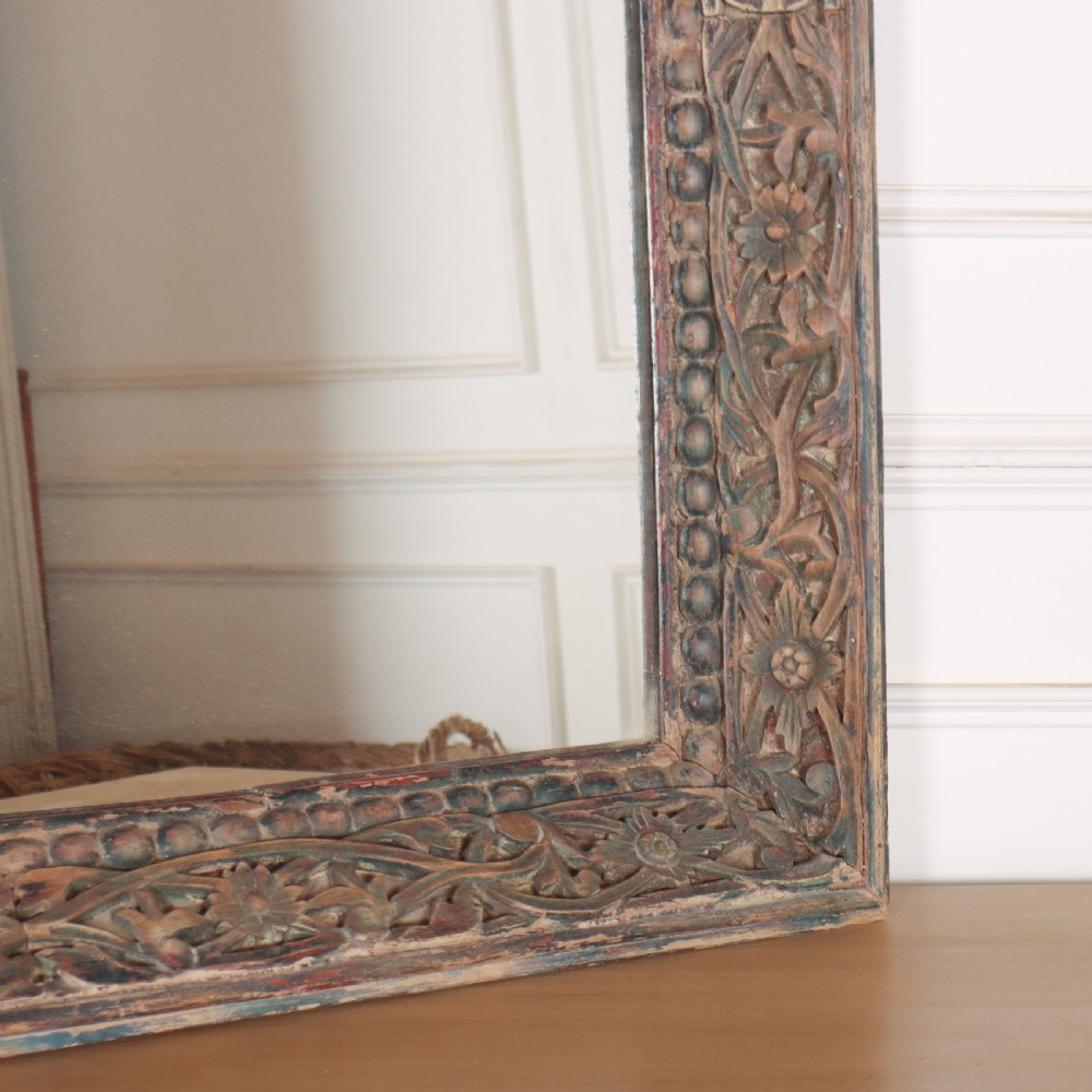 Pair of Large Painted Fretwork Mirrors View III