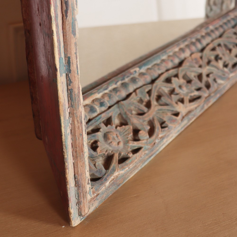 Pair of Large Painted Fretwork Mirrors View VI