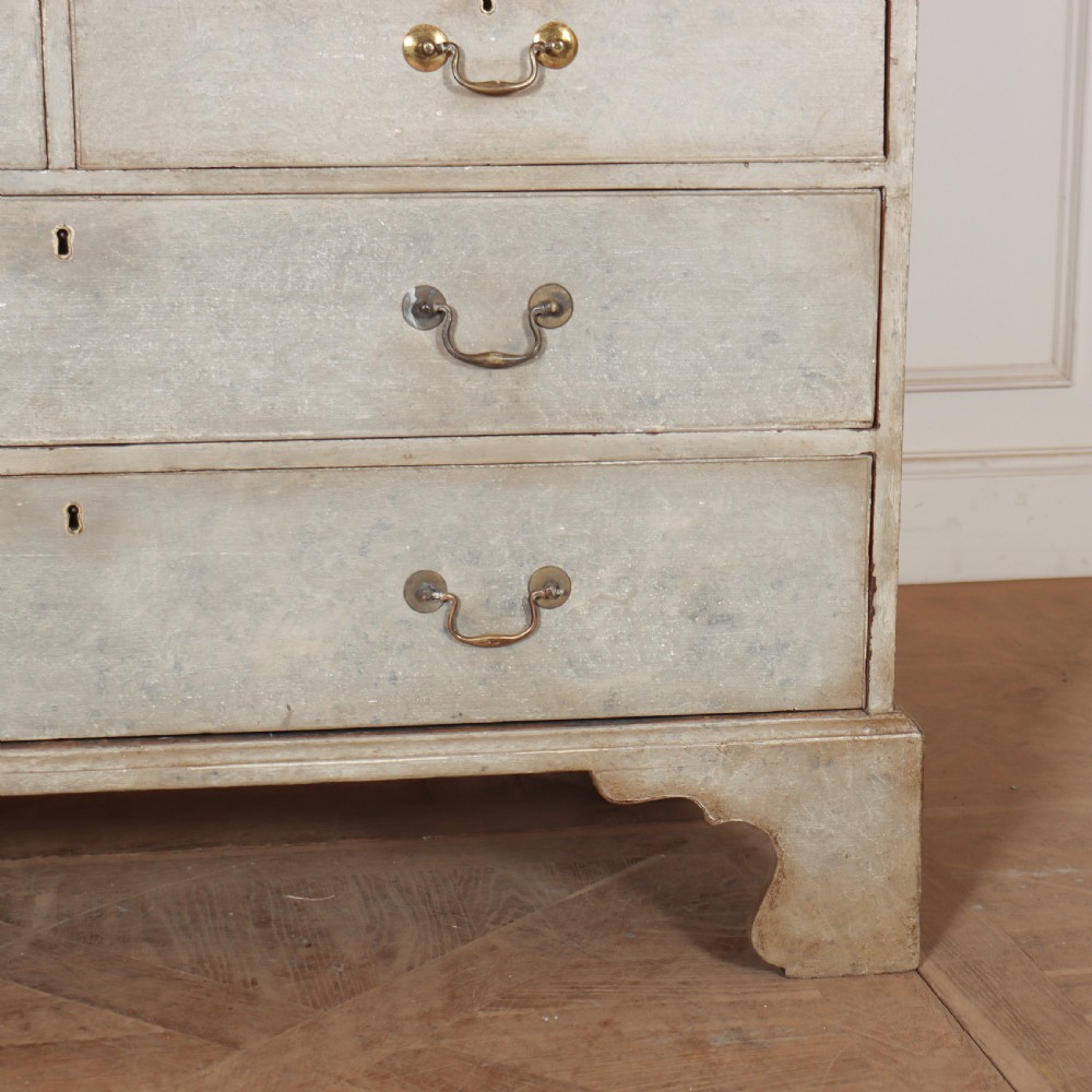 18th Century English Painted Cupboard View II