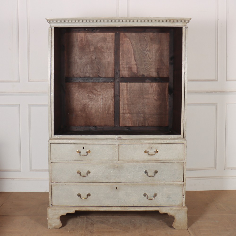 18th Century English Painted Cupboard View VI