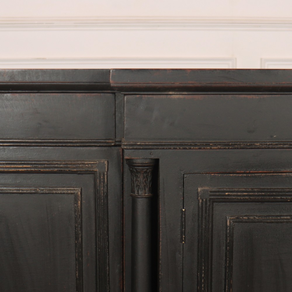 English Breakfront Dresser Base View IV