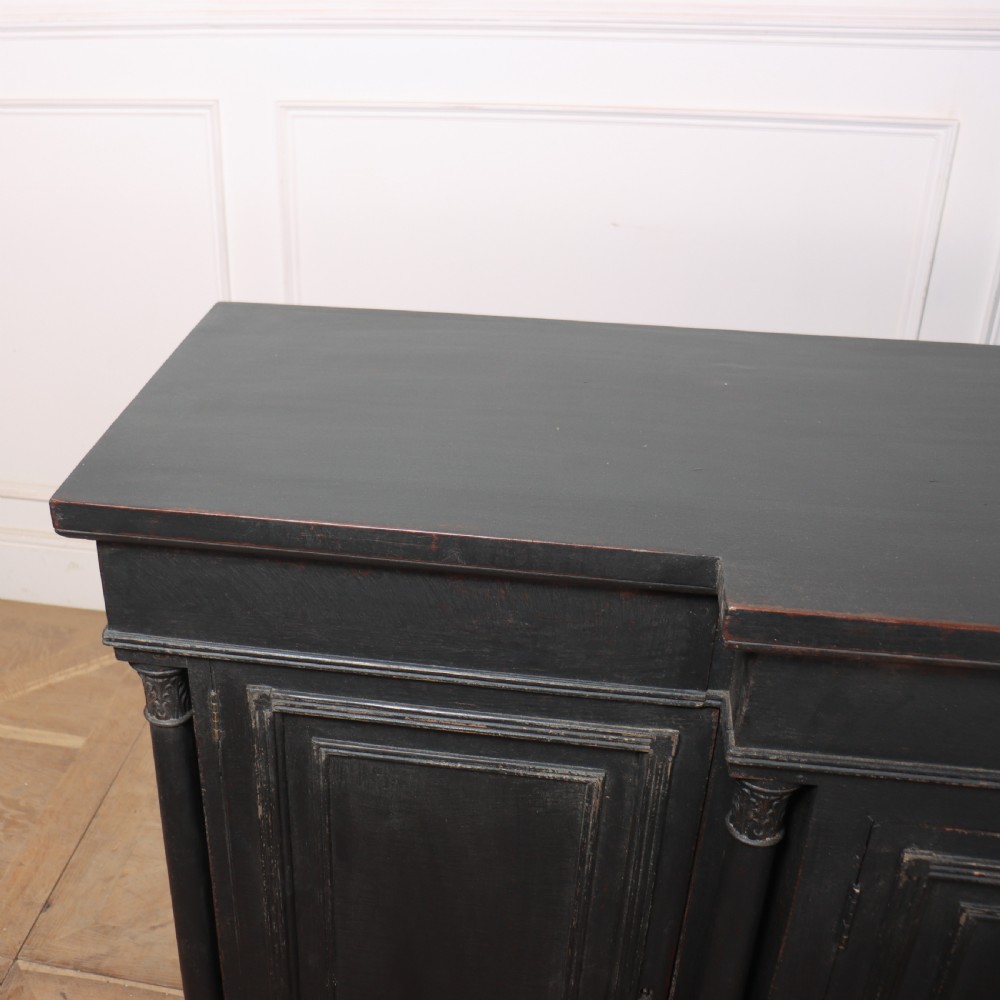 English Breakfront Dresser Base View IX