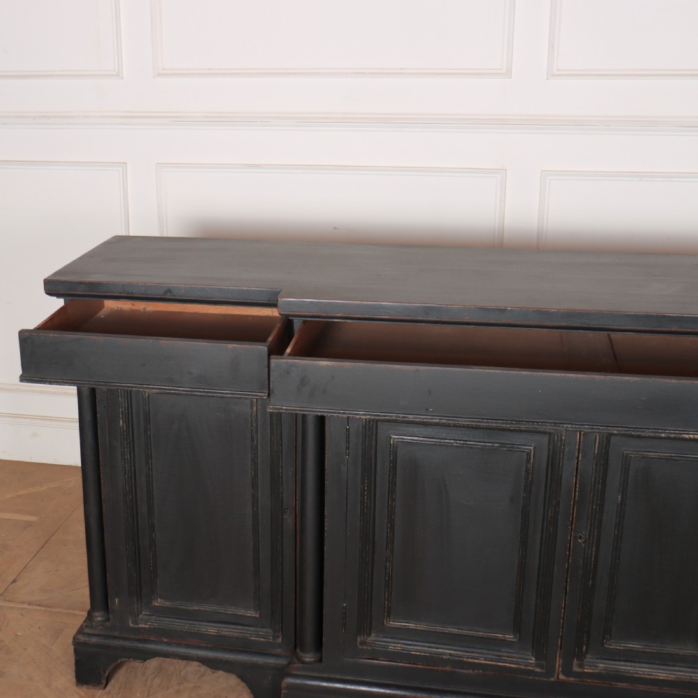 English Breakfront Dresser Base View X