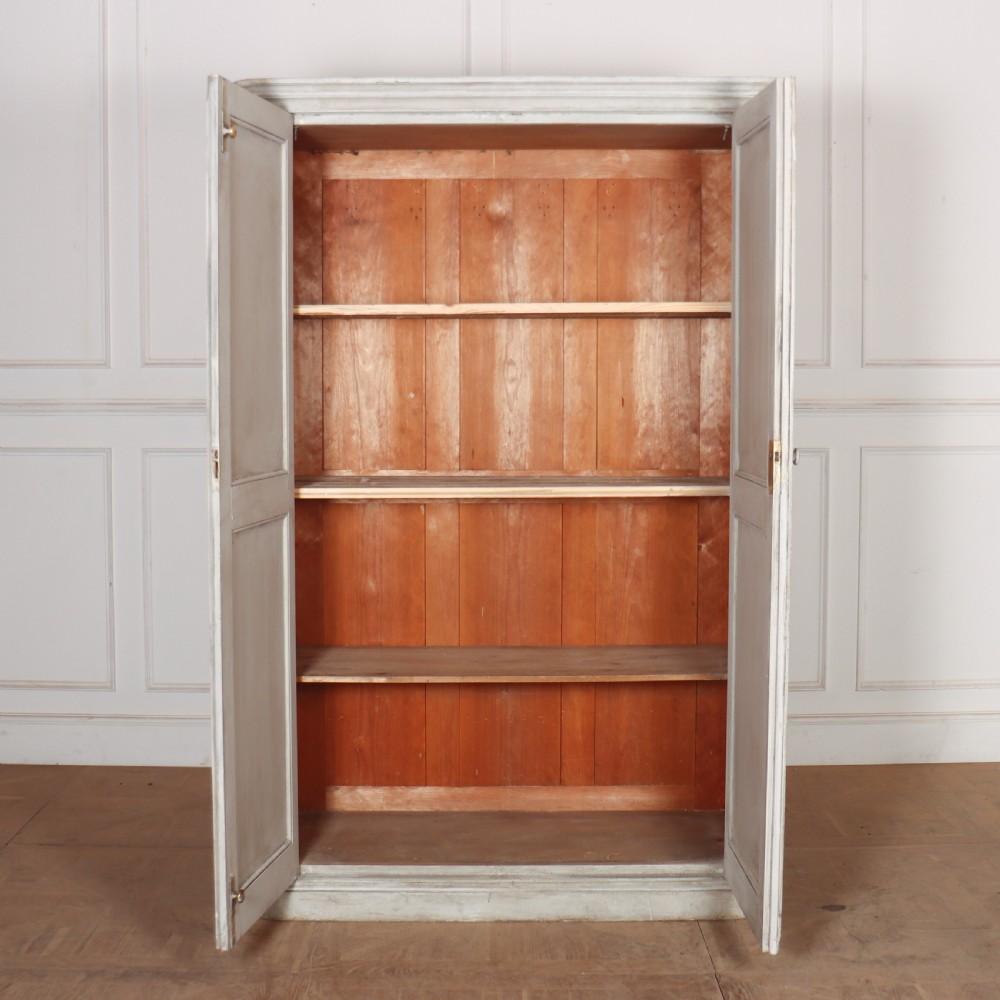 English Painted Linen Cupboard View VI