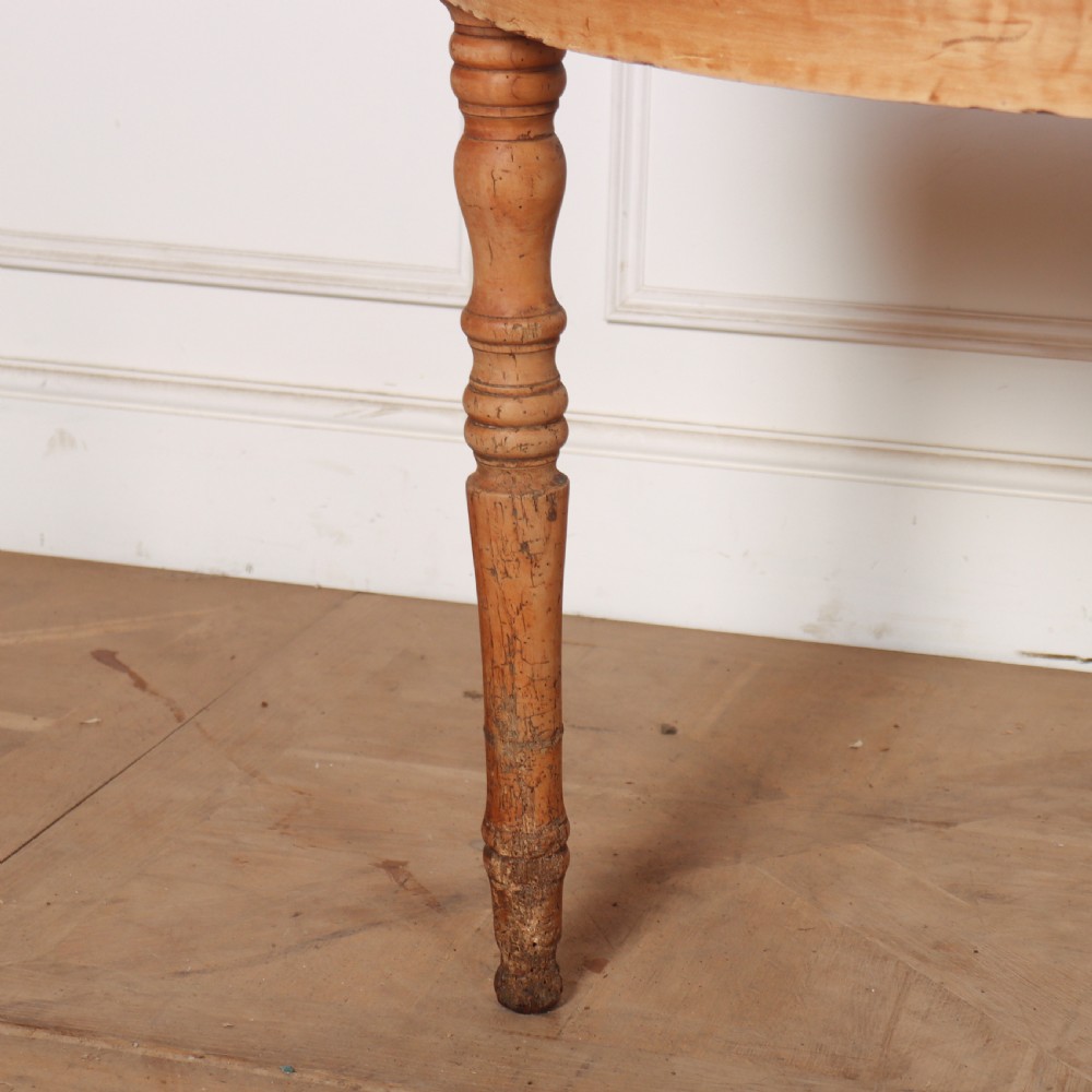 Pair of Fruitwood Demi Lune Console Tables View VII