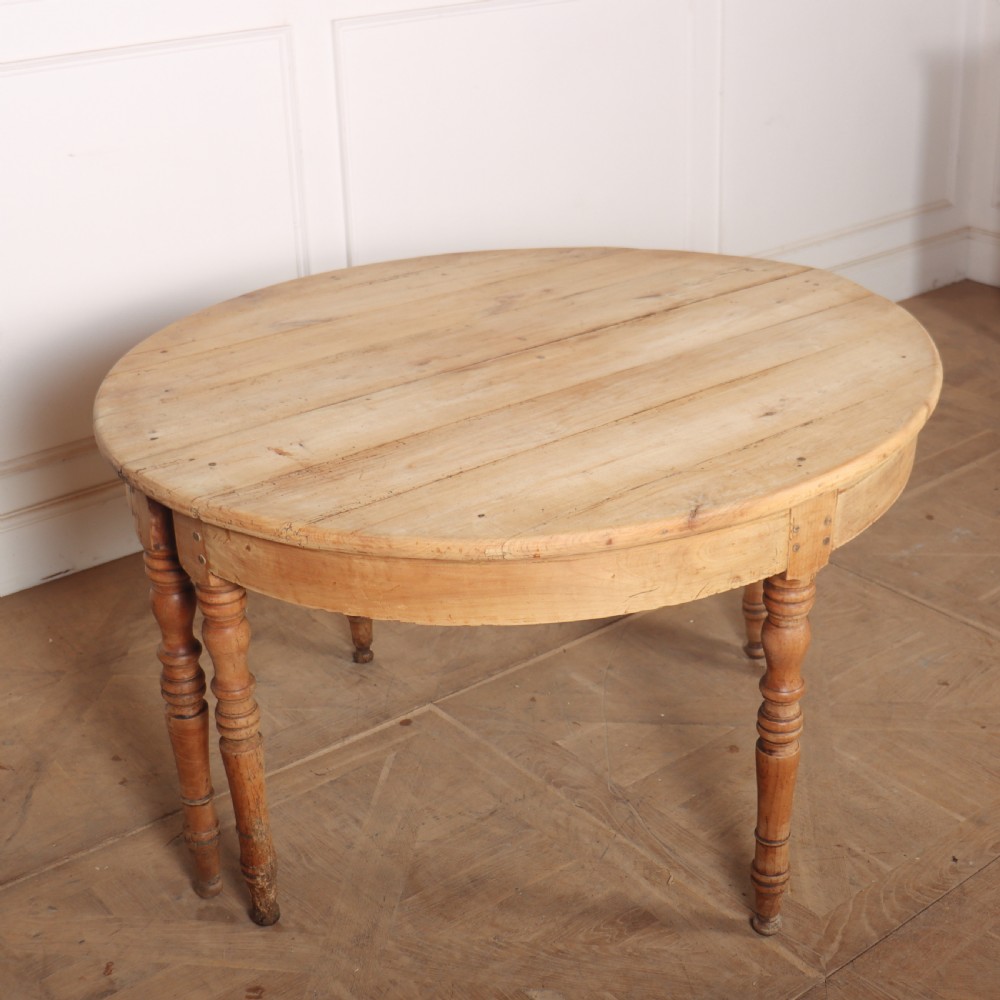 Pair of Fruitwood Demi Lune Console Tables View VIII