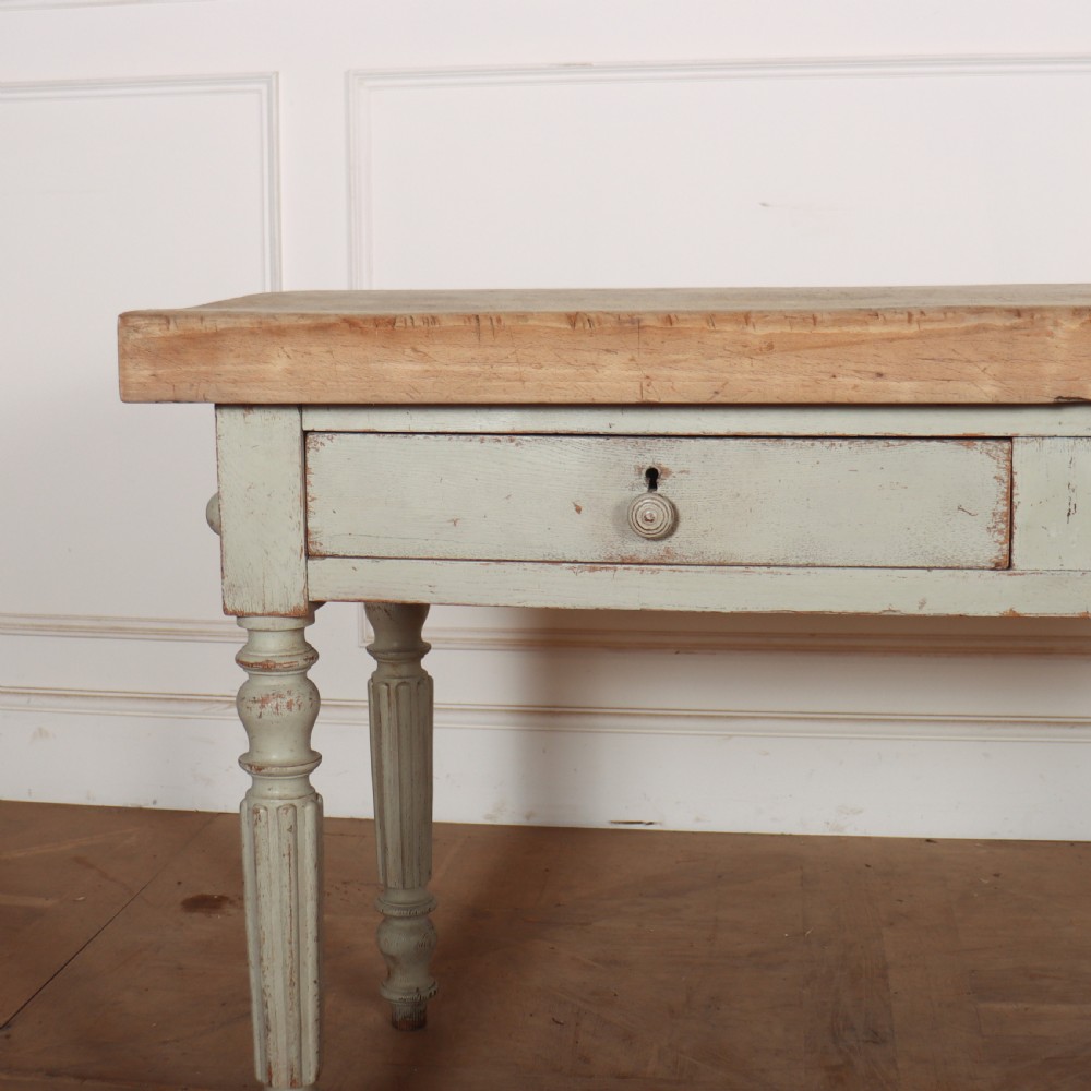 French Thick Topped Butchers Block View II