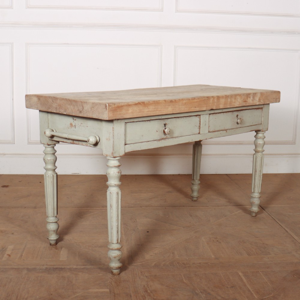 French Thick Topped Butchers Block View X