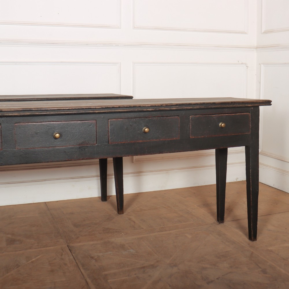 Pair of French Painted Servers View VI