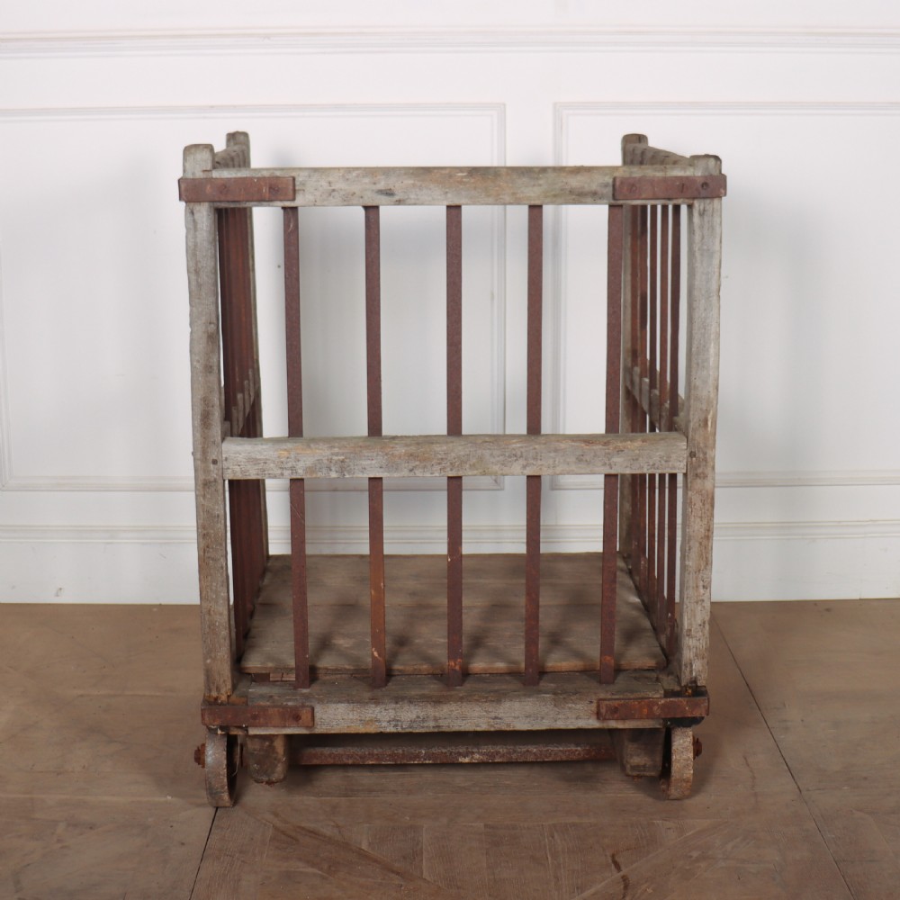 Scrubbed Oak Log Bin View IX