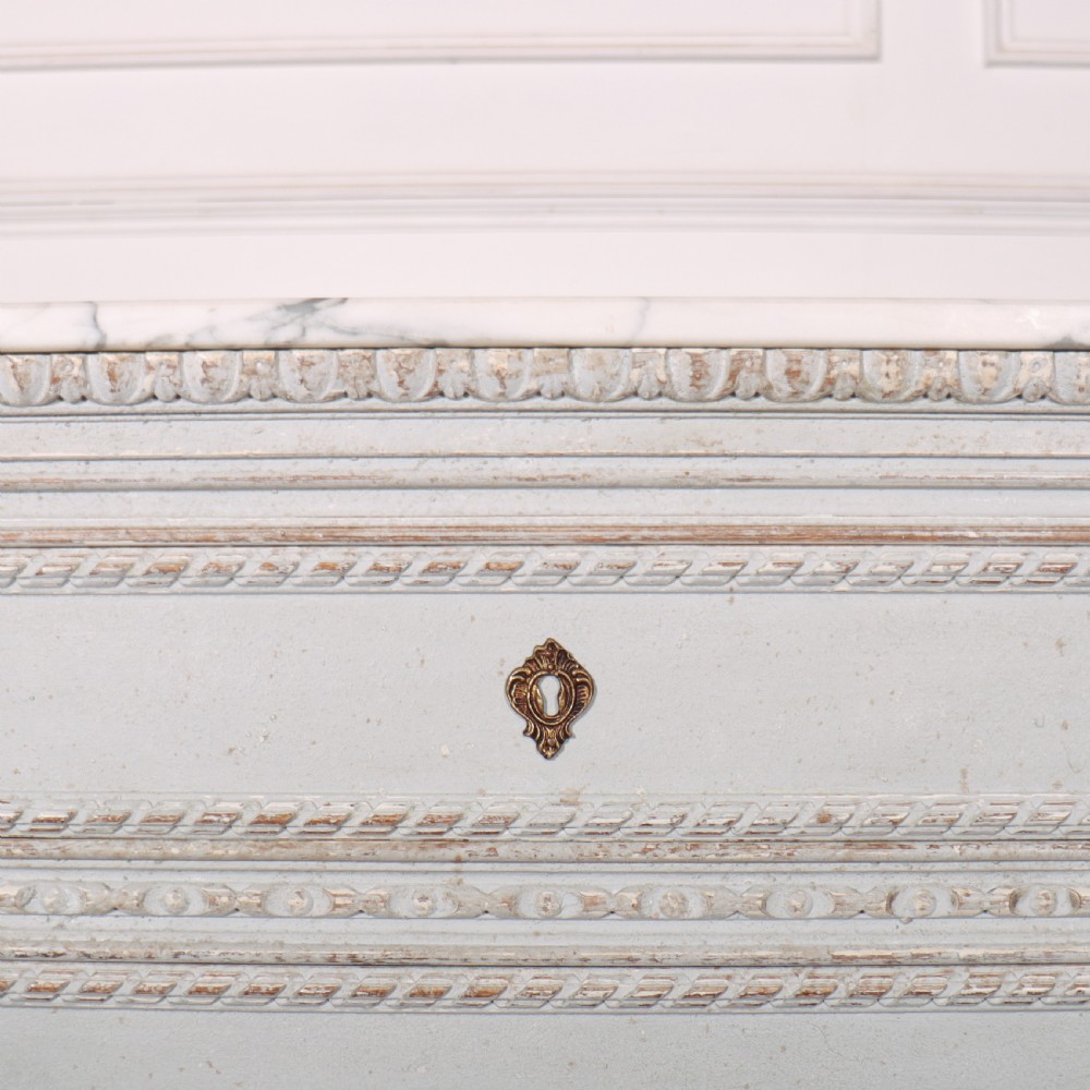 French Marble Top Commode View V
