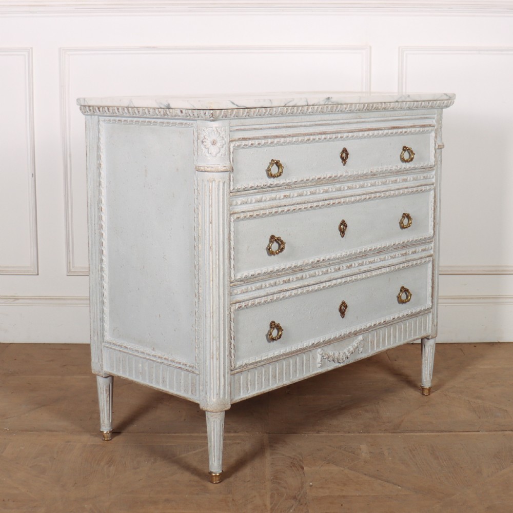 French Marble Top Commode View VII