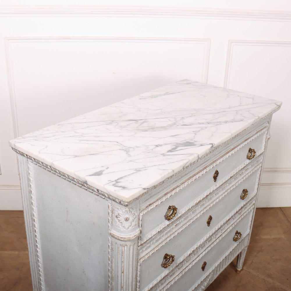 French Marble Top Commode View IX