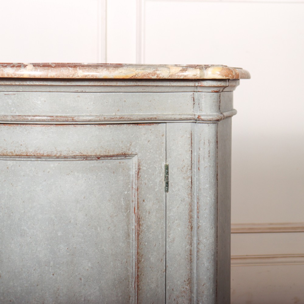 French Serpentine Marble Top Buffet  View III
