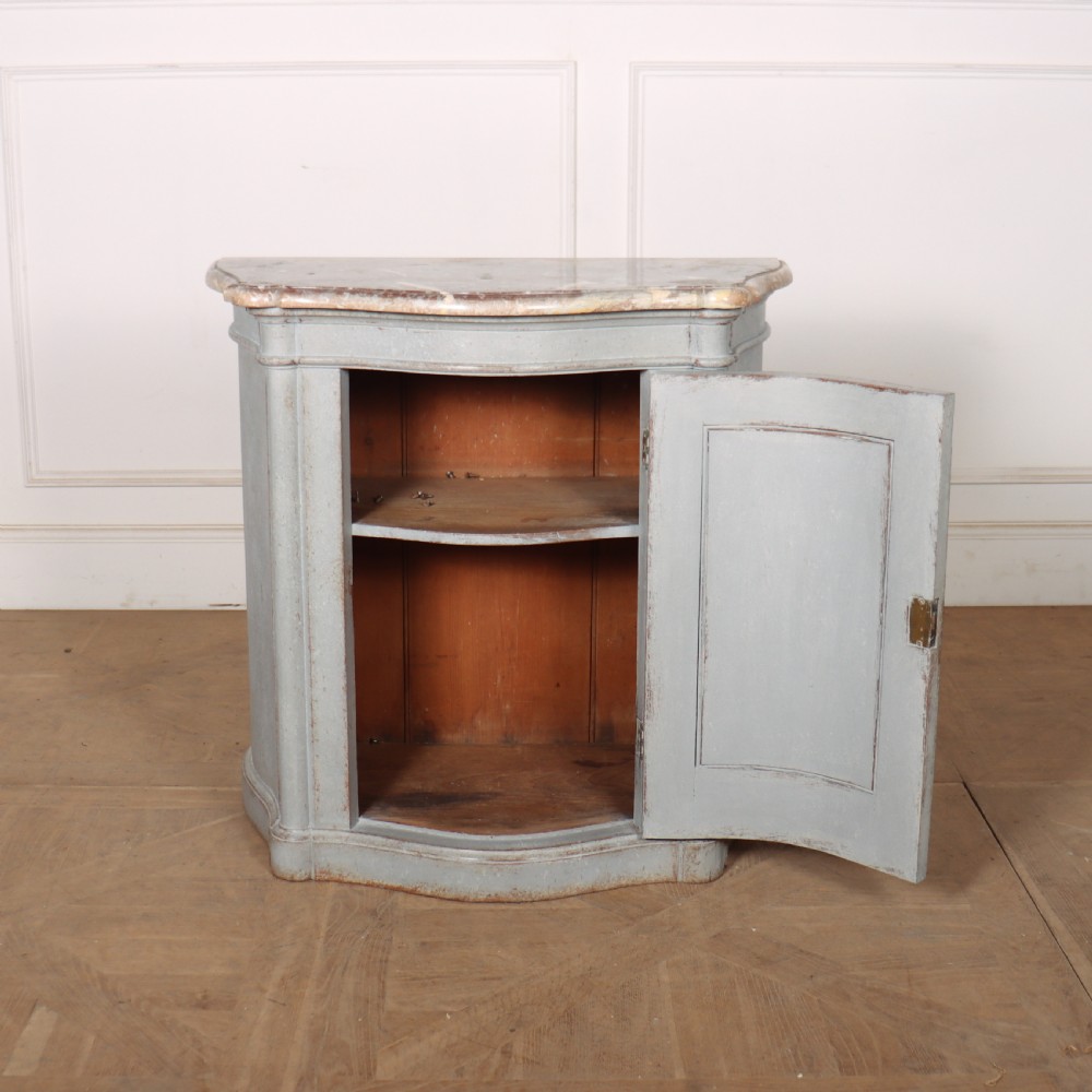 French Serpentine Marble Top Buffet  View V