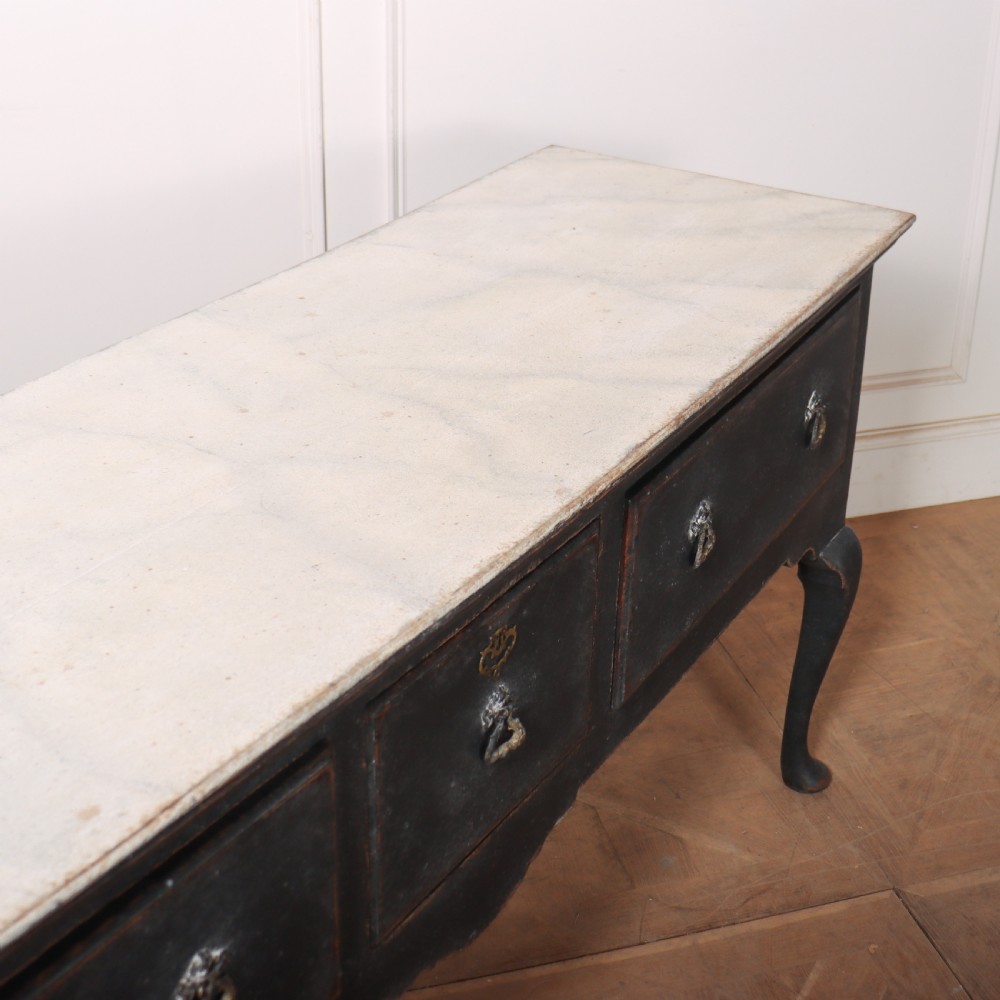 English Painted Dresser Base View IX